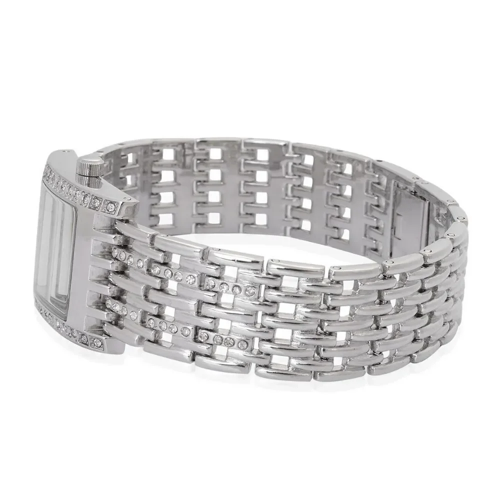 GEONA Watch Austrian Crystal Silver